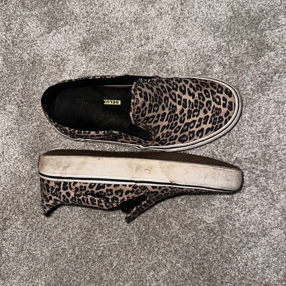 Leopard print slip on vans. Good condition. Size 6.5. - Picture 5 of 5